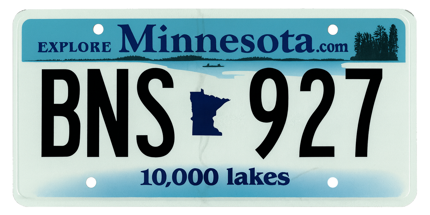 Minnesota License Plate Wrap Kit