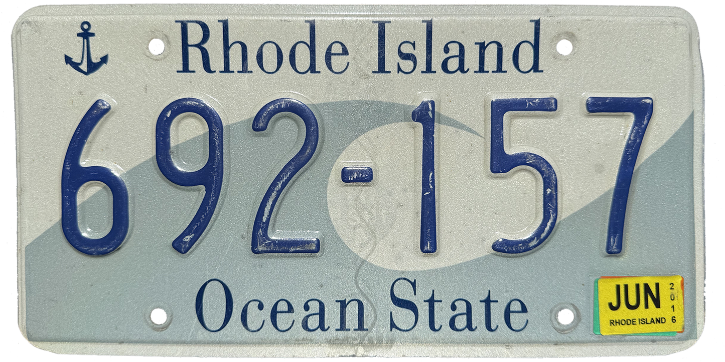 Rhode Island License Plate Wrap Kit