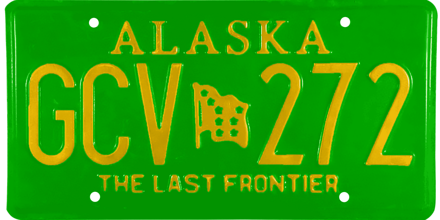 Alaska License Plate Wrap Kit
