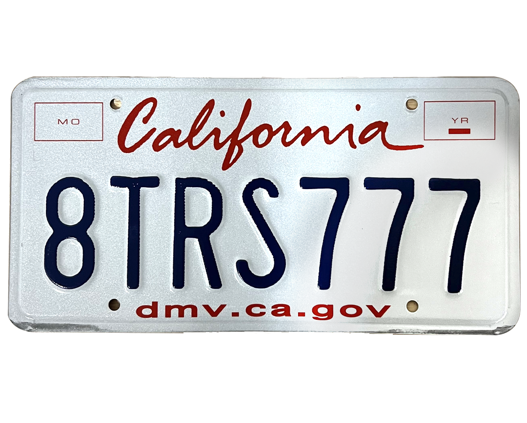 California License Plate Wrap Kit – PlateWraps