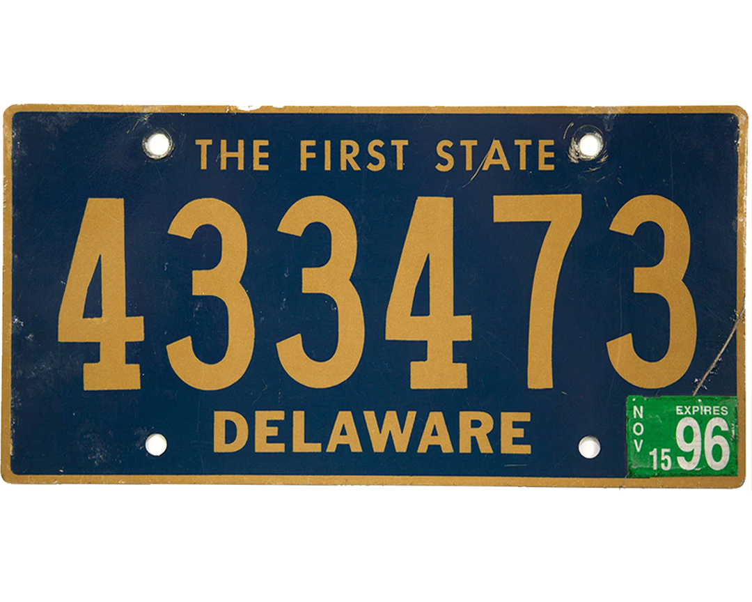 Delaware License Plate Wrap Kit PlateWraps