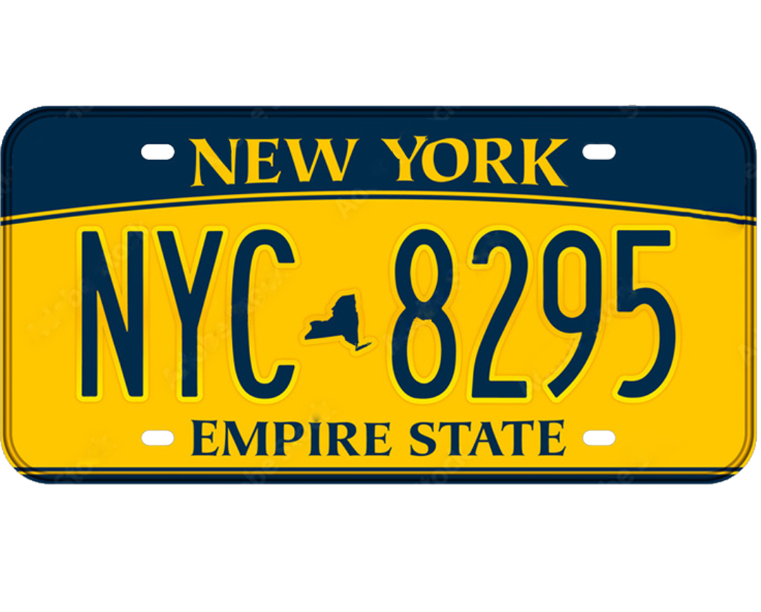 New York License Plate Wrap Kit Empire State Platewraps