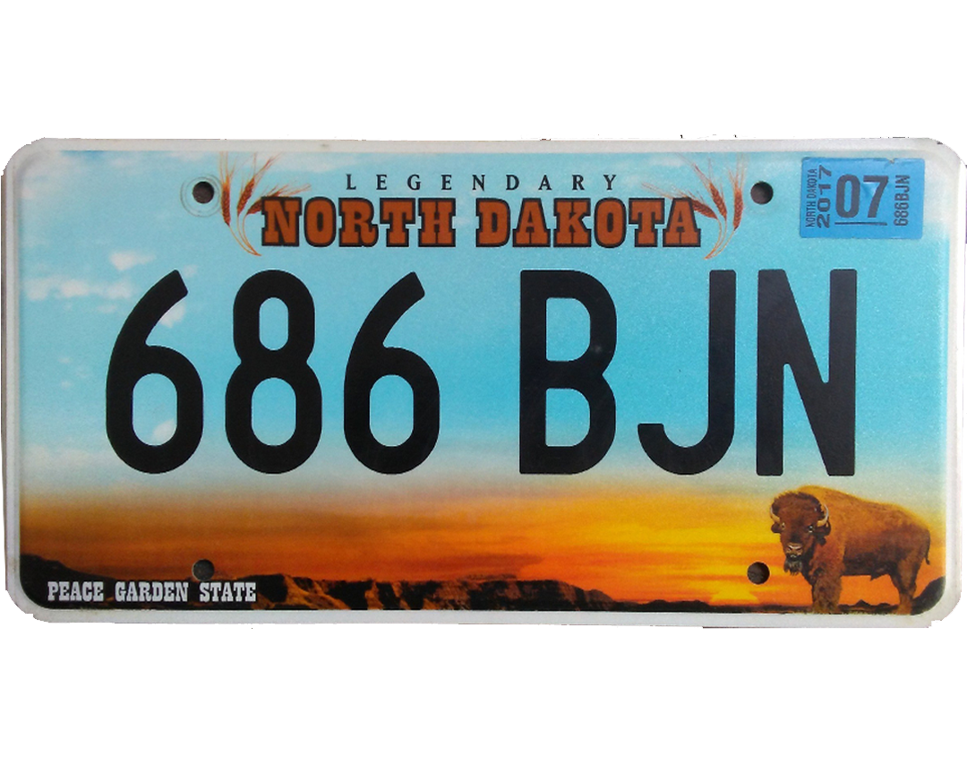North Dakota License Plate Wrap Kit PlateWraps