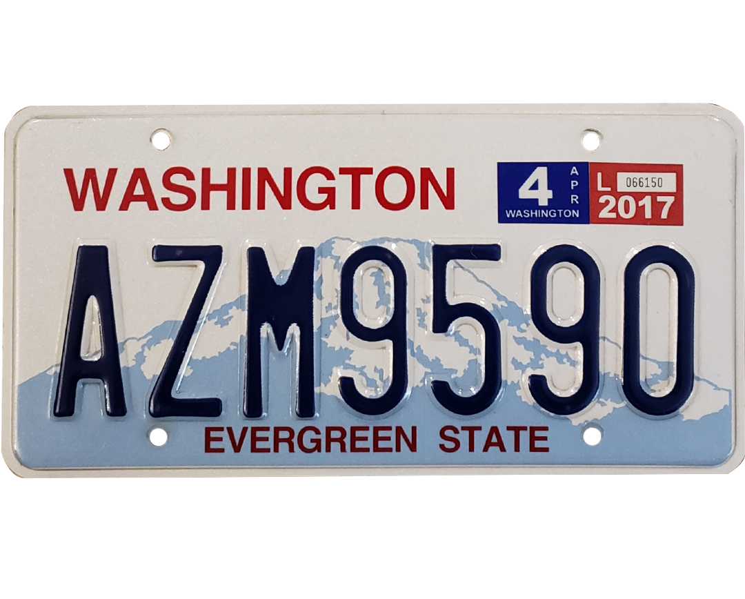 Washington License Plate Wrap Kit – PlateWraps