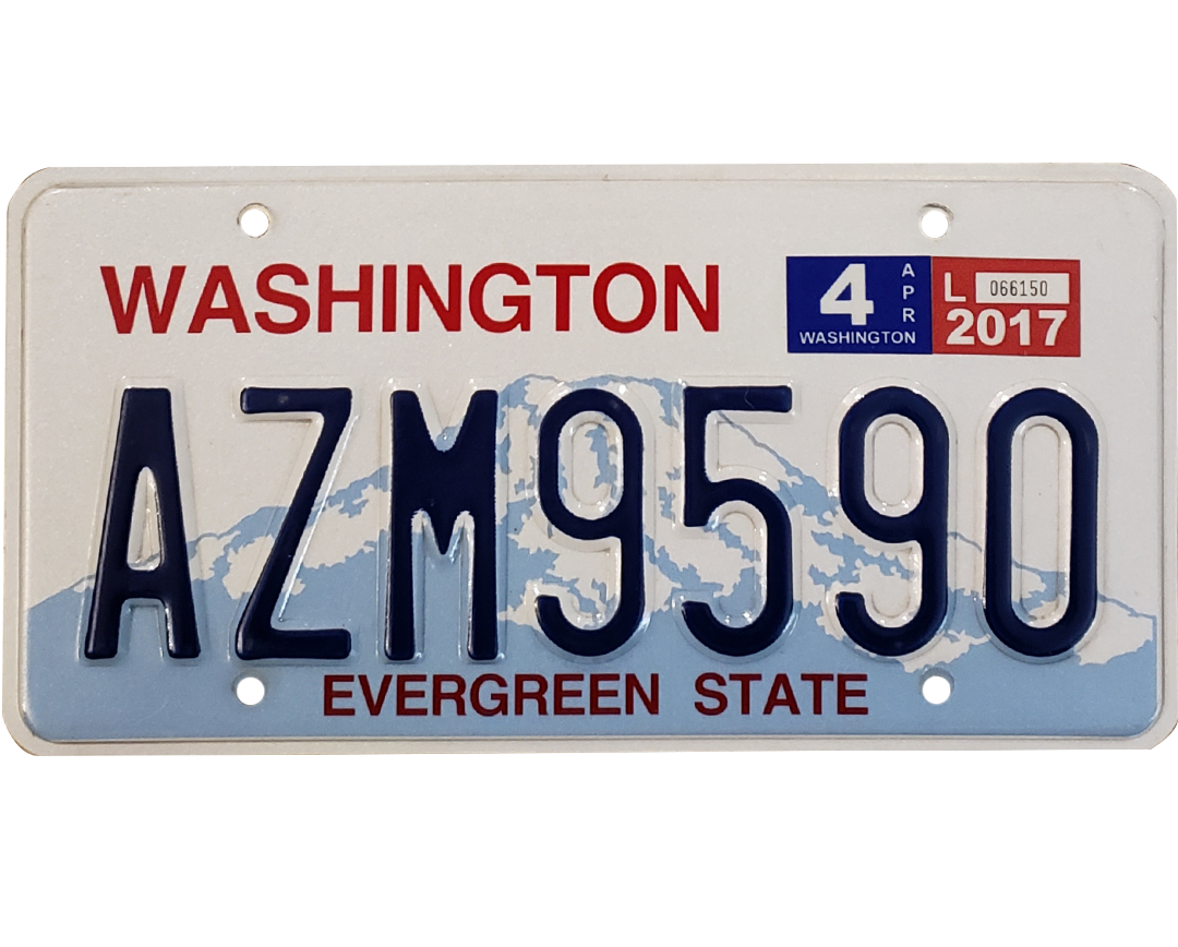 Washington License Plate Wrap Kit PlateWraps