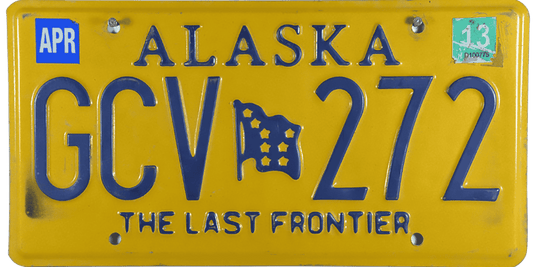 Alaska License Plate Wrap Kit