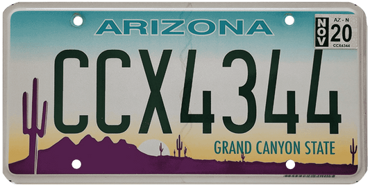 Arizona License Plate Wrap Kit