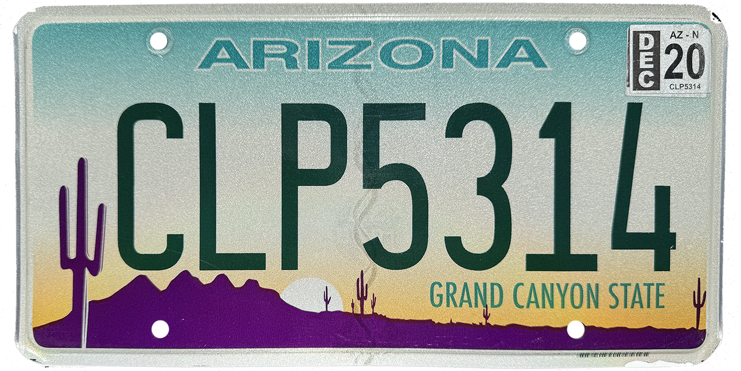 Arizona License Plate Wrap Kit
