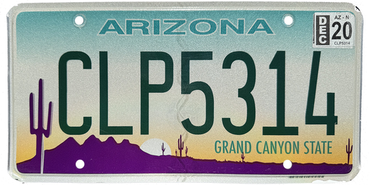 Arizona License Plate Wrap Kit