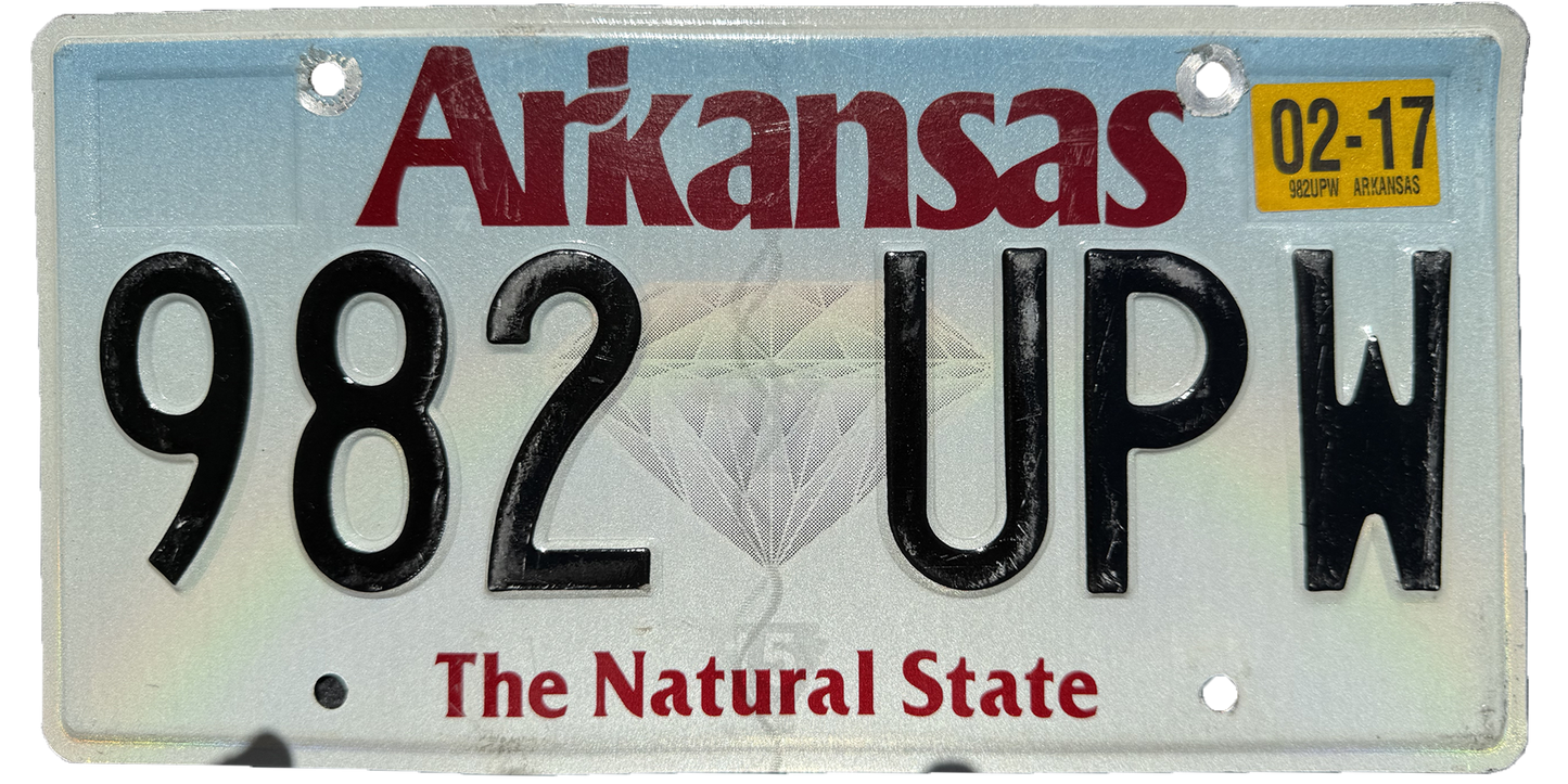 Arkansas License Plate Wrap Kit
