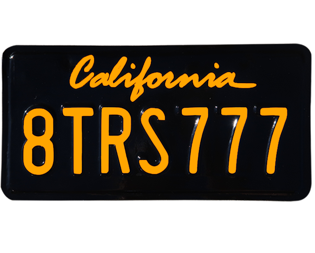 California License Plate Wrap Kit