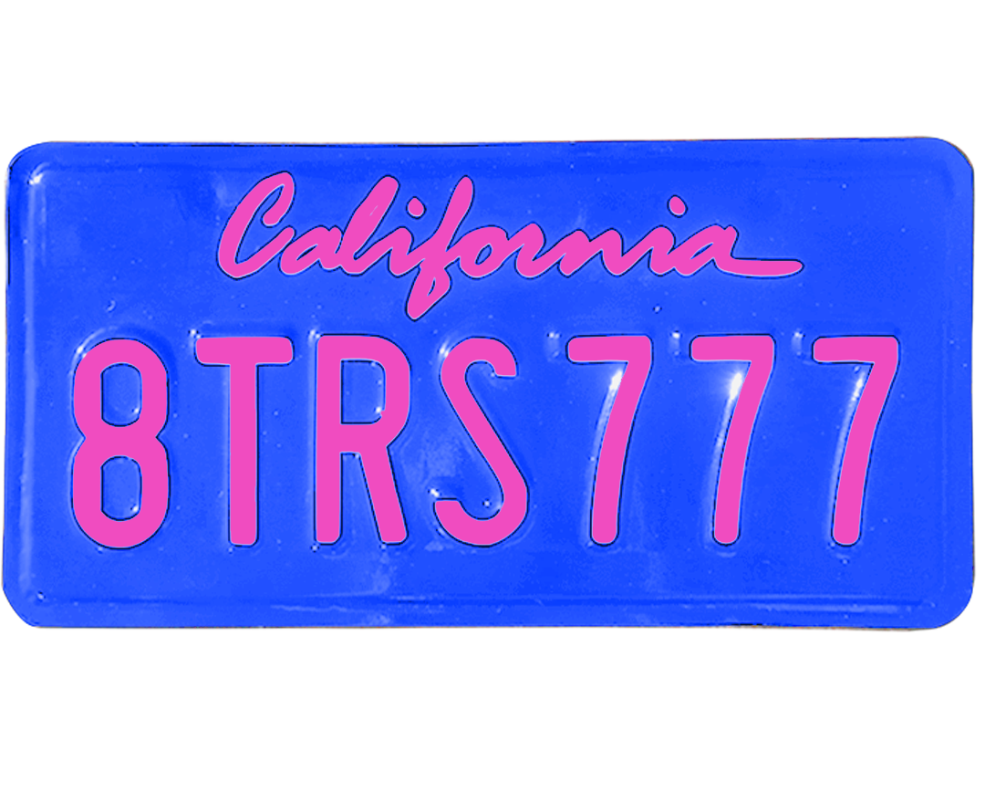 California License Plate Wrap Kit. Vinyl DIY Wrap Kit PlateWraps