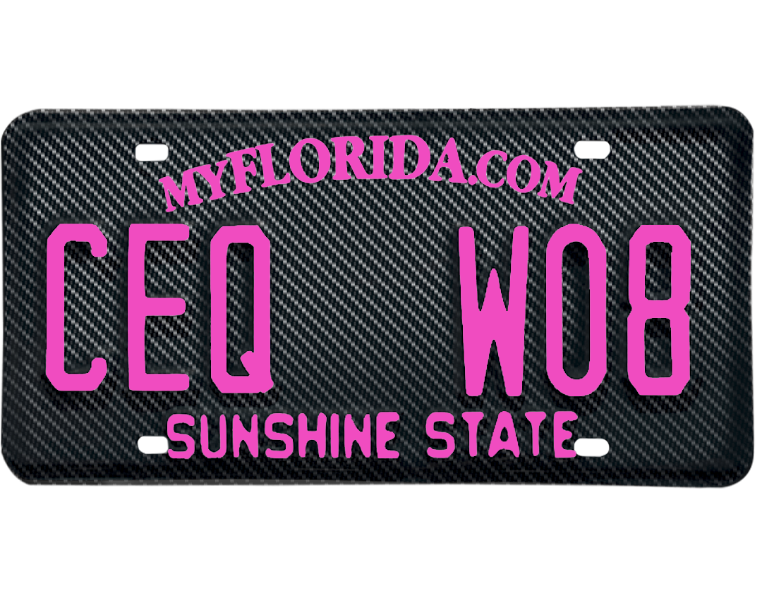 Florida License Plate Wrap Kit PlateWraps