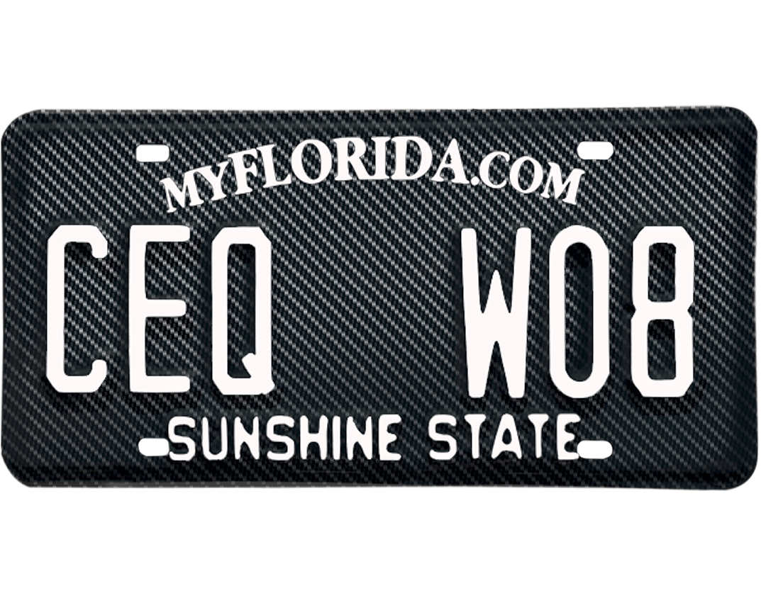 Florida License Plate Wrap Kit PlateWraps