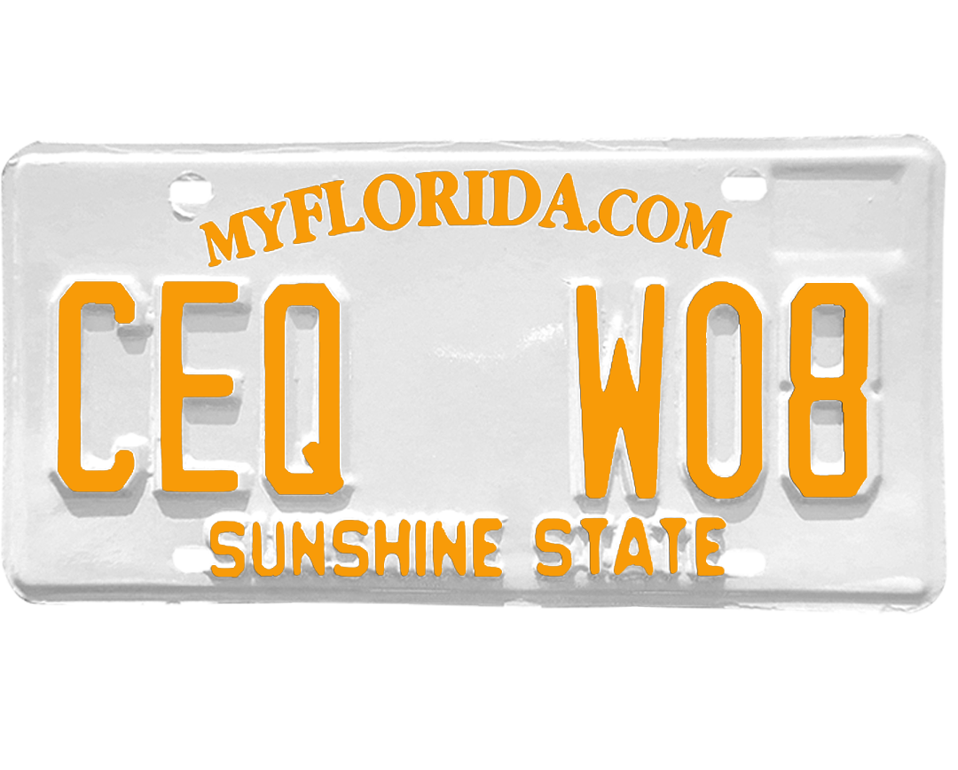 Florida License Plate Wrap Kit PlateWraps