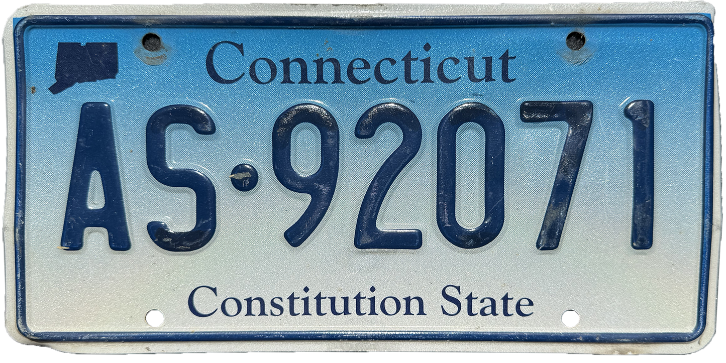 Connecticut License Plate Wrap Kit