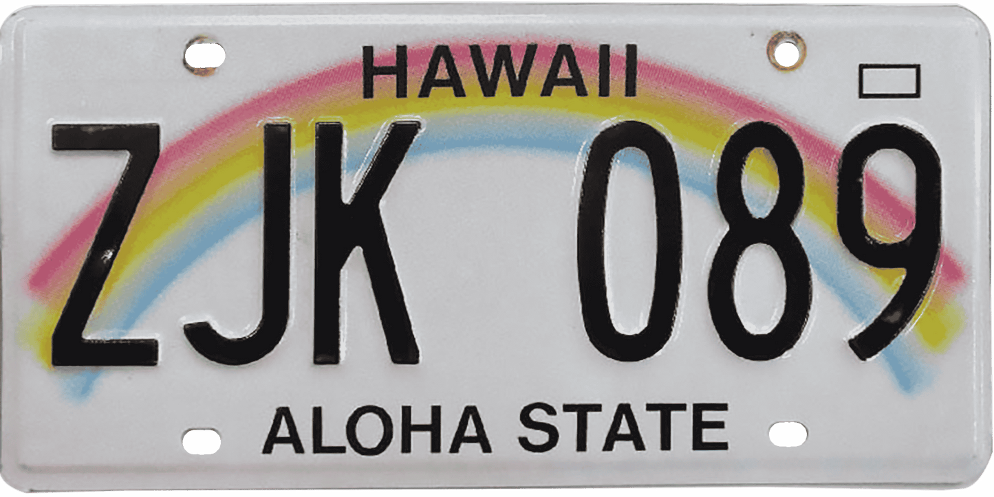 Hawaii License Plate Wrap Kit