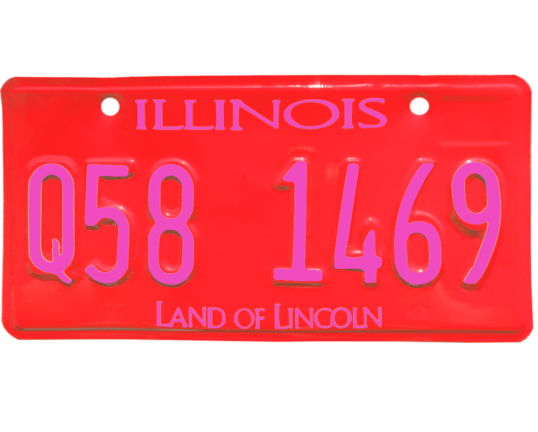 Illinois License Plate Wrap Kit