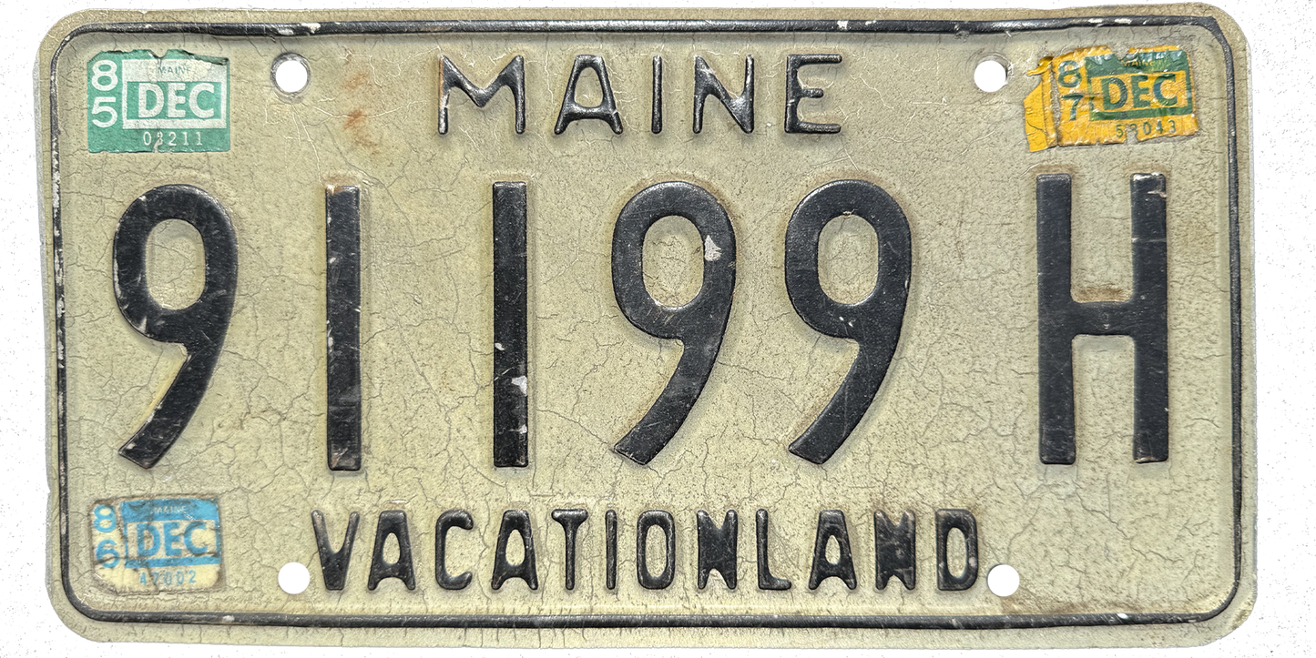 Maine License Plate Wrap Kit