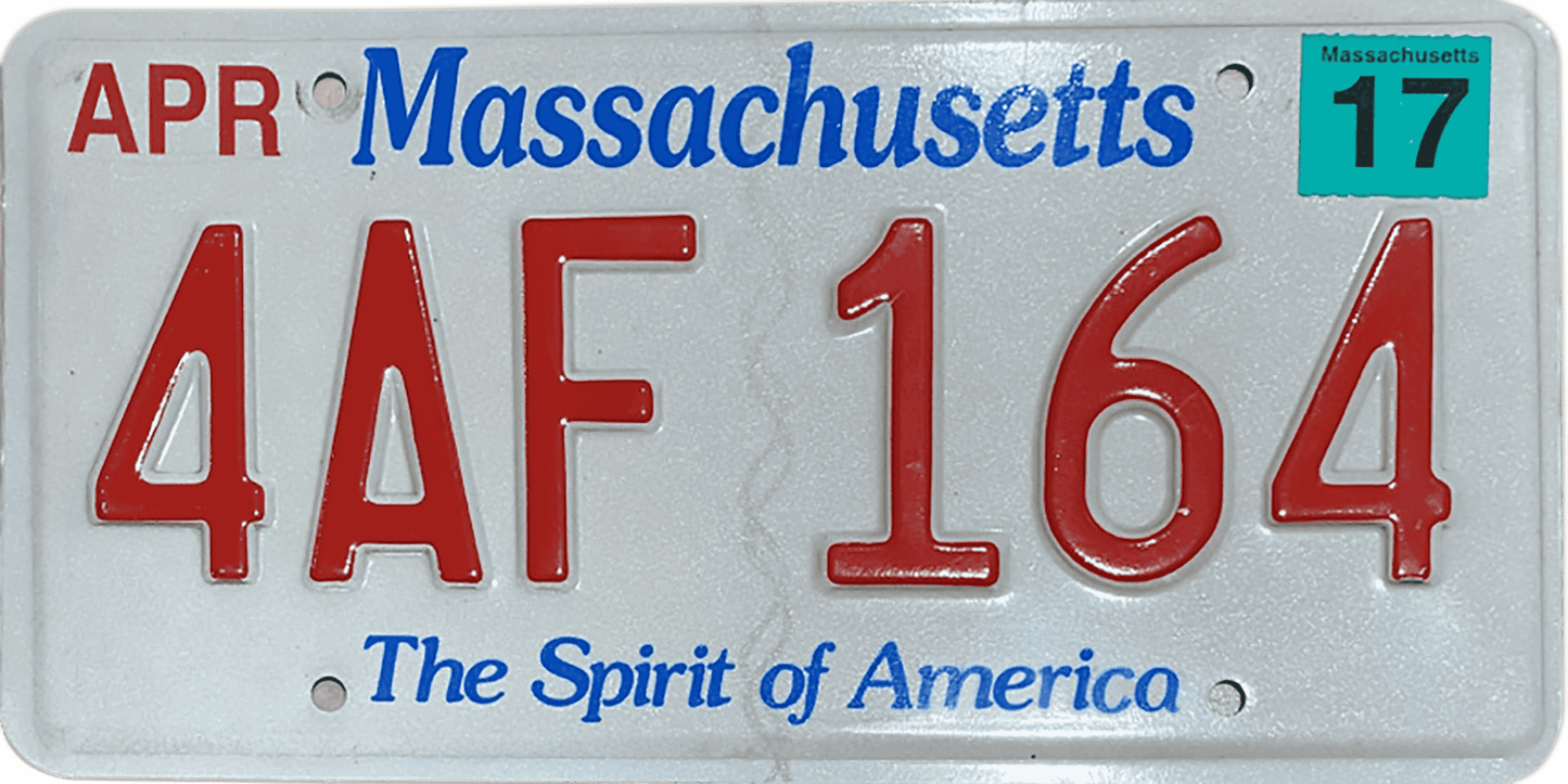 Massachusetts License Plate Wrap Kit