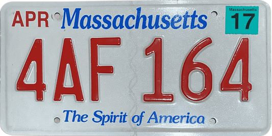 Massachusetts License Plate Wrap Kit