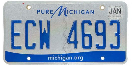 Michigan License Plate Wrap Kit