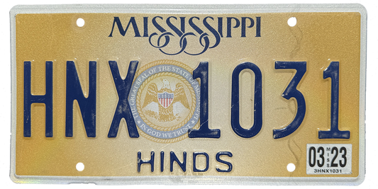 Mississippi License Plate Wrap Kit