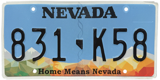 Nevada License Plate Wrap Kit