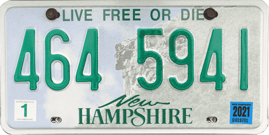 New Hampshire License Plate Wrap Kit