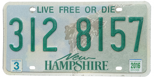 New Hampshire License Plate Wrap Kit