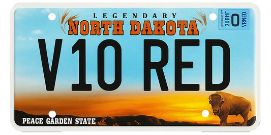 North Dakota License Plate Wrap Kit