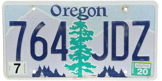 Oregon License Plate Wrap Kit