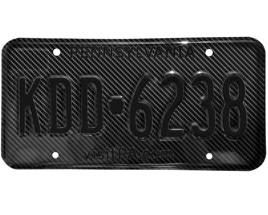 Pennsylvania License Plate Wrap Kit PlateWraps