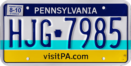 Pennsylvania License Plate Wrap Kit