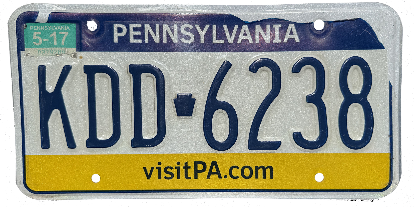 Pennsylvania License Plate Wrap Kit