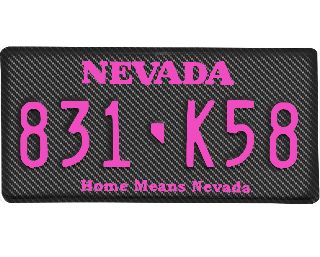 Nevada License Plate Wrap Kit – PlateWraps