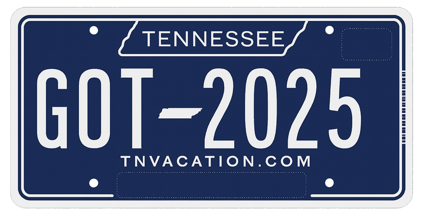 Tennessee License Plate Wrap Kit