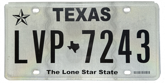 Texas License Plate Wrap Kit