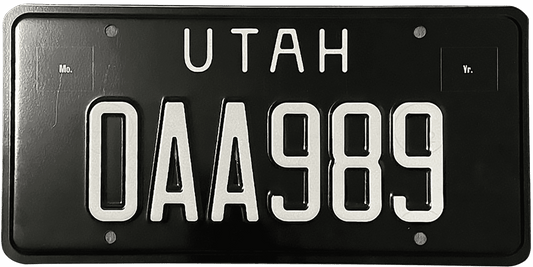 Utah License Plate Wrap Kit