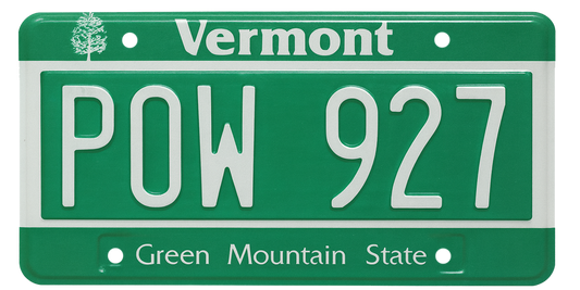 Vermont License Plate Wrap Kit