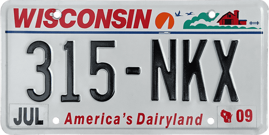 Wisconsin License Plate Wrap Kit