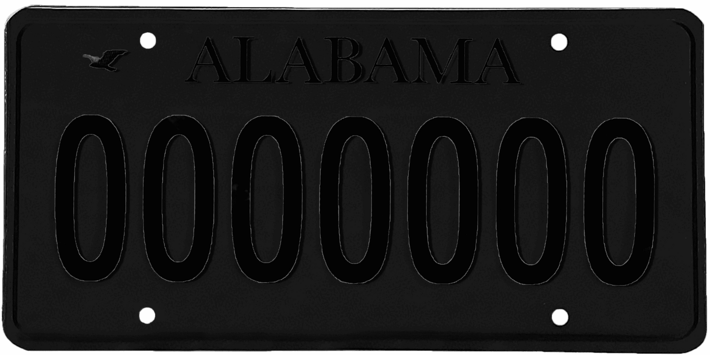 Alabama License Plate Wrap Kit