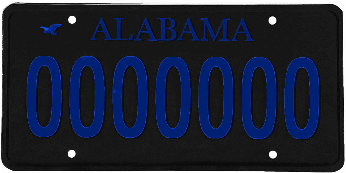 Alabama License Plate Wrap Kit