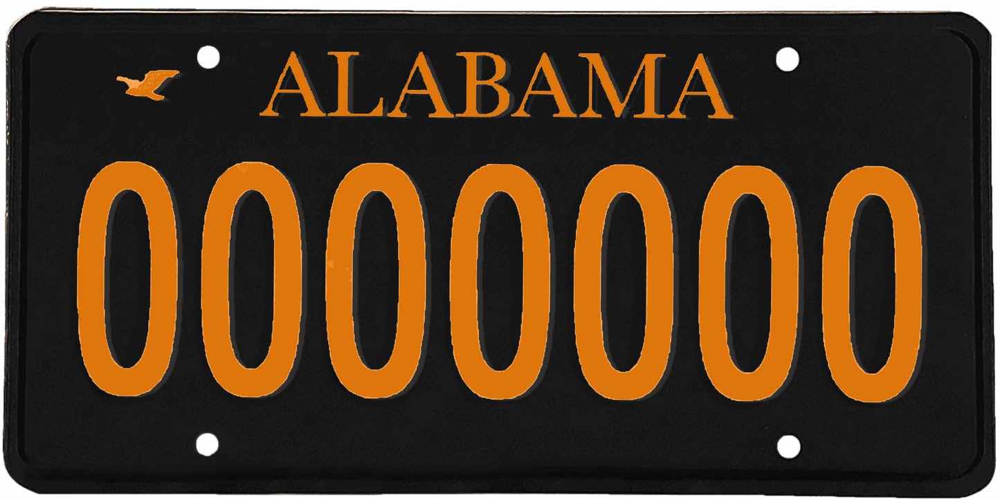 Alabama License Plate Wrap Kit