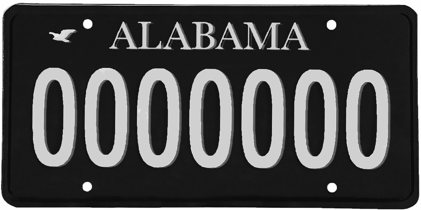 Alabama License Plate Wrap Kit