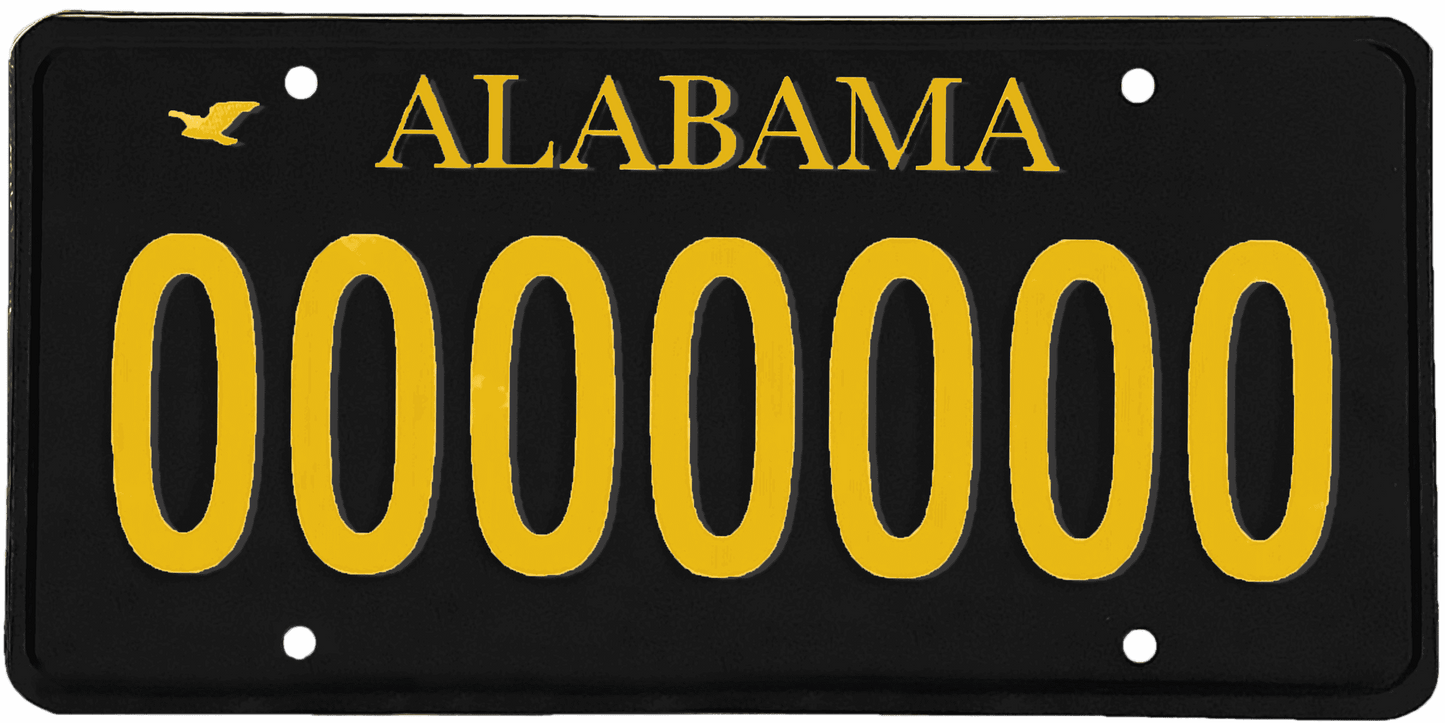 Alabama License Plate Wrap Kit