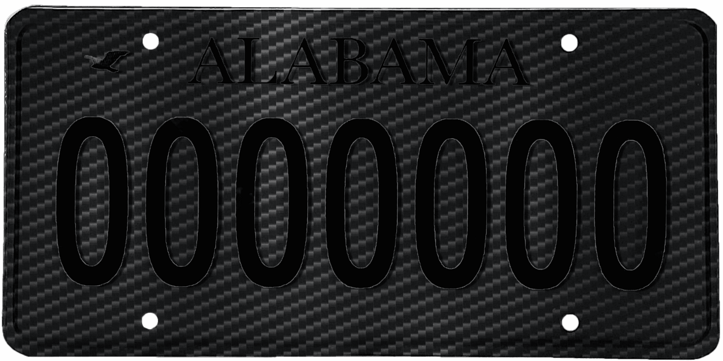 Alabama License Plate Wrap Kit