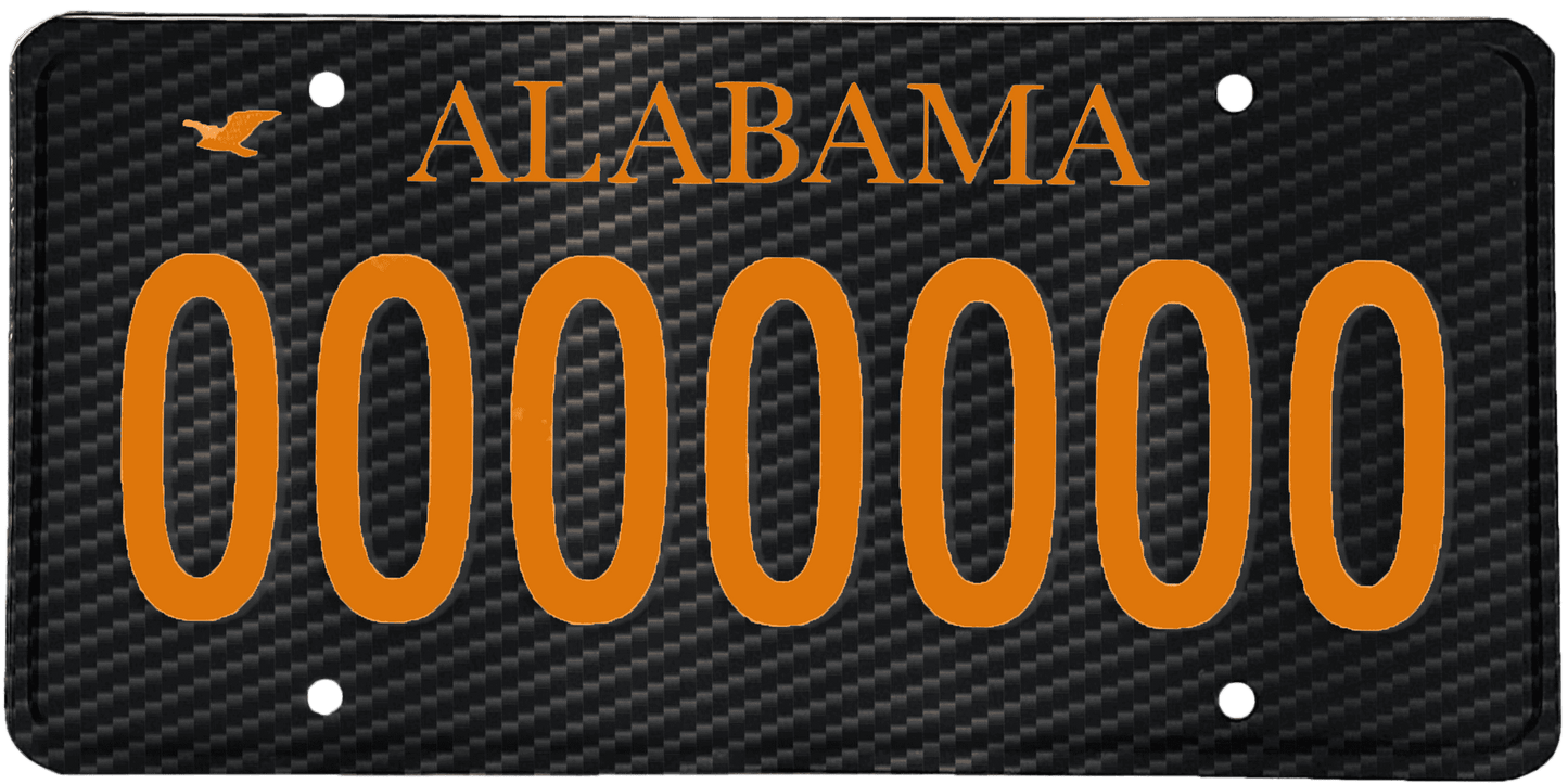 Alabama License Plate Wrap Kit