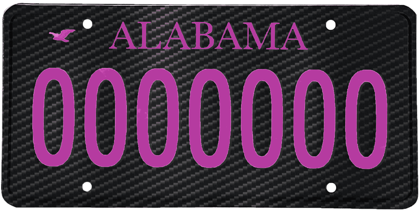 Alabama License Plate Wrap Kit