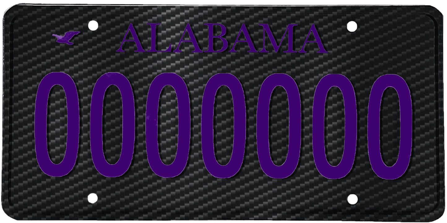 Alabama License Plate Wrap Kit